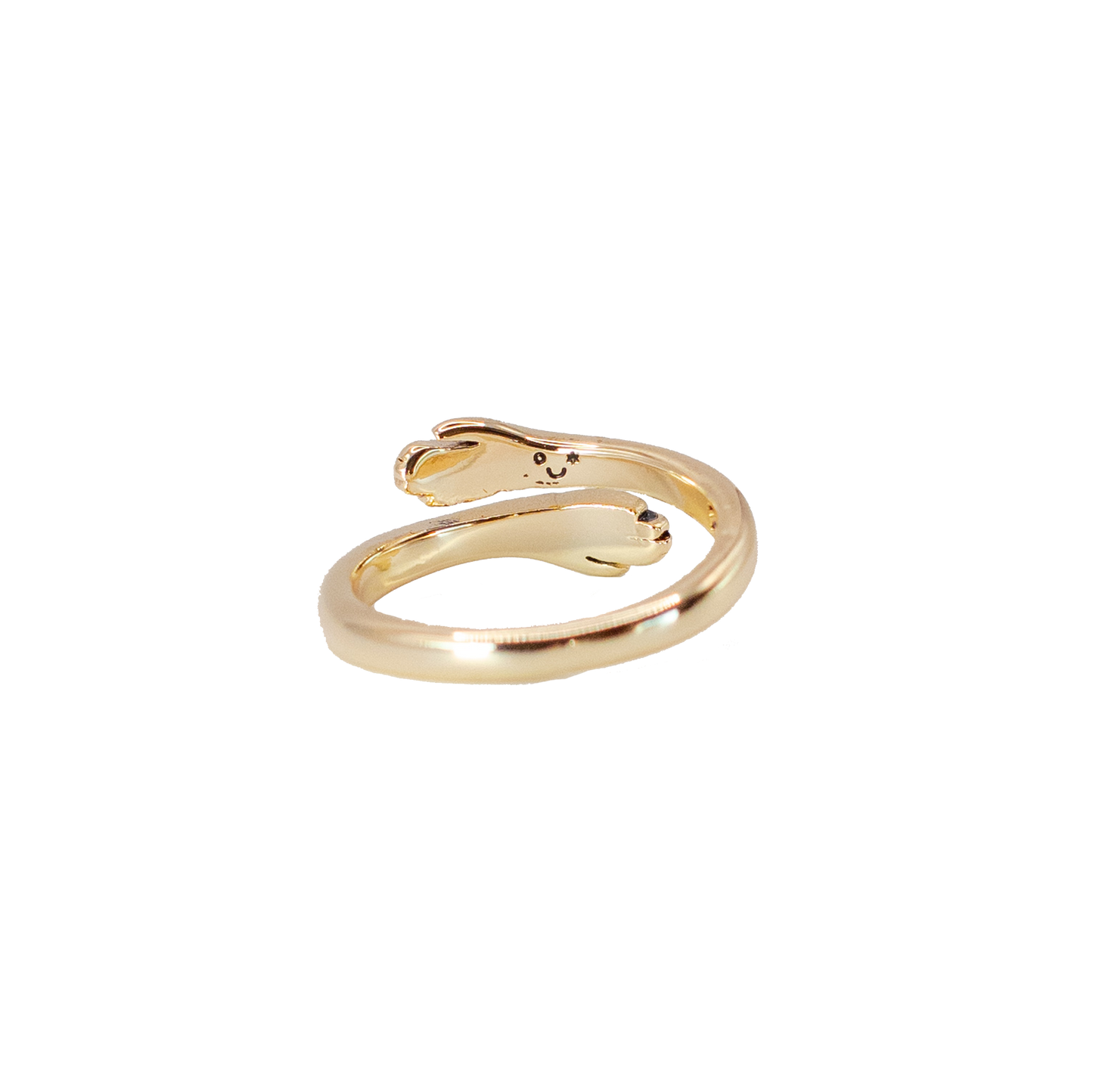 (GOLD) the lil' hug ring